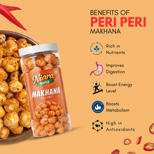 Peri Peri Makhana (Fox Nuts) | Roasted Healthy Snack