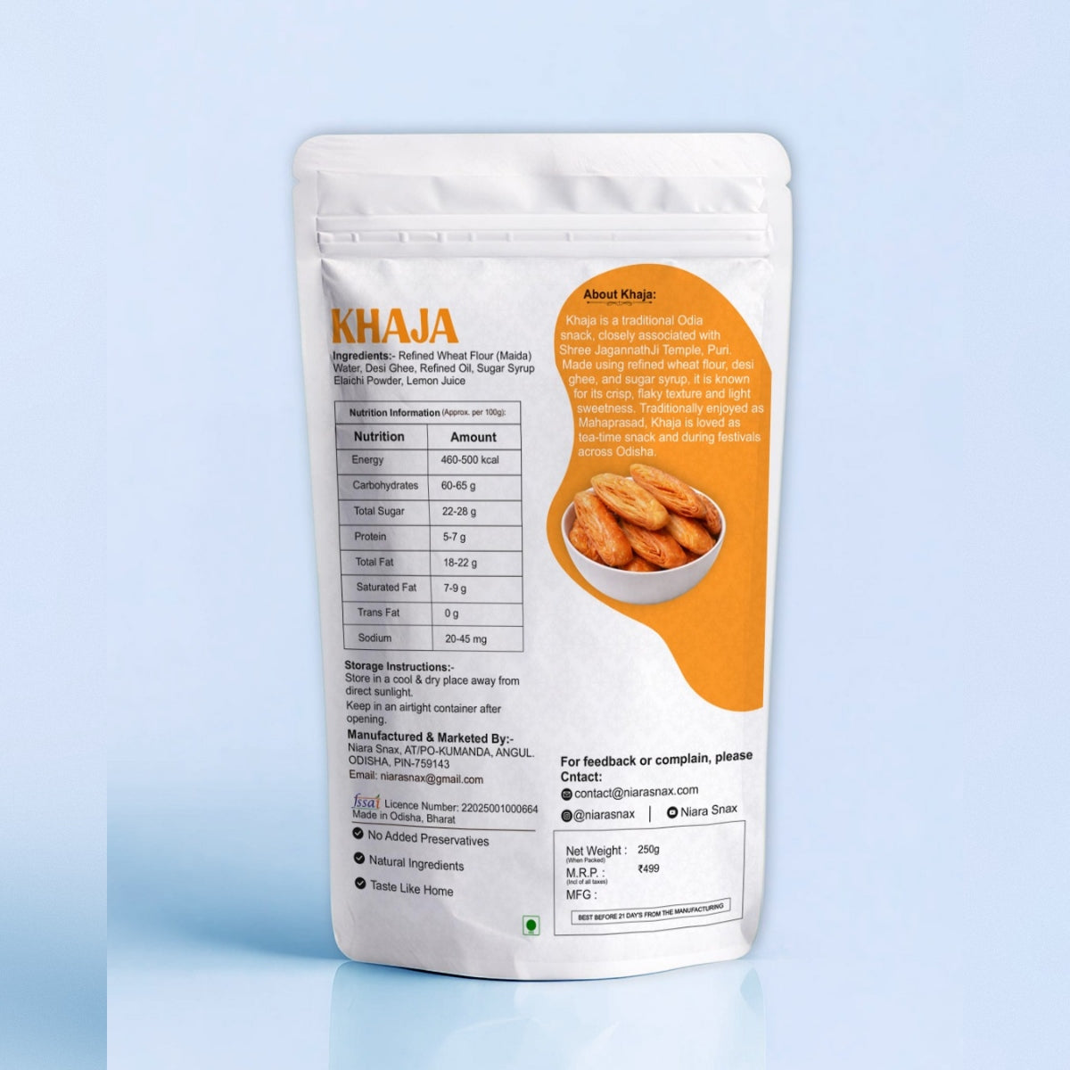 KHAJA - Traditional Layered Sweet Snack