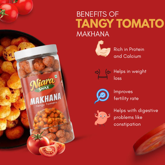 TANGY TOMATOO (Fox Nuts) | Roasted Healthy Snack